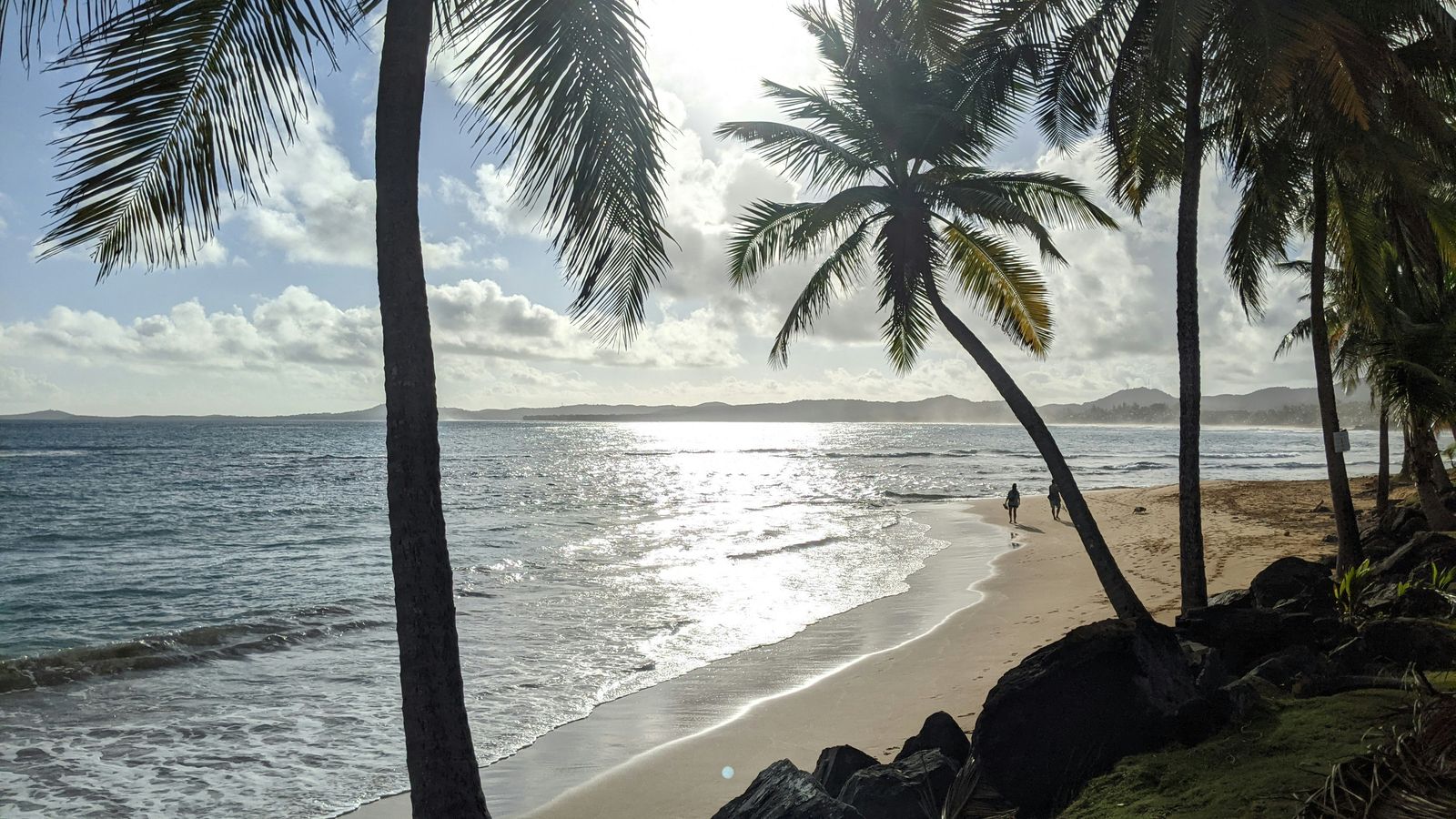 Palm-lined Luquillo Beach